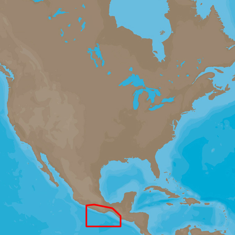 C-MAP  4D NA-D948 Champerico, GT to Acapulco, MX [M-NA-D948-MS]