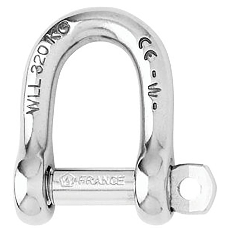Wichard Not Self-Locking D Shackle - 14mm Diameter - 9\/16" [1207W]
