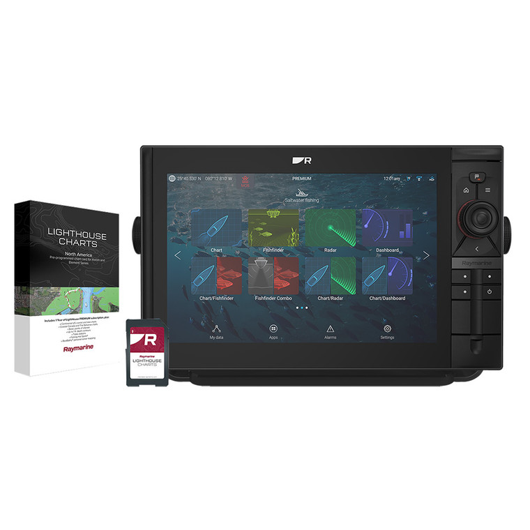 Raymarine Axiom 2 Pro 12 RVM Chartplotter\/Fishfinder - Lighthouse North America Chart - No Transducer  [E70656-00-102]