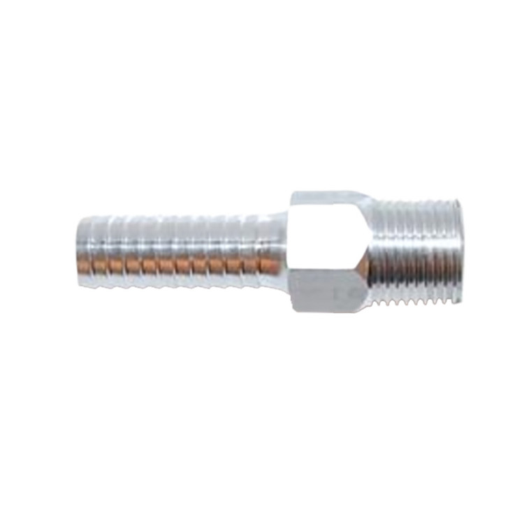 Attwood Universal Aluminum Fuel Hose Fitting - 3\/8" NPT x 3\/8" Barb [88FBMA102-6]