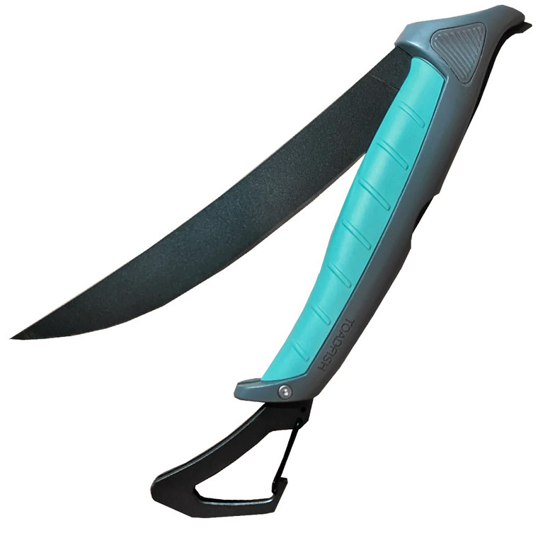 Toadfish Stowaway Folding Fillet Knife w\/Built-In Carabiner - 8.5"  [1082]