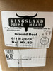 BEEF 80/20 10 Lb. Double Tube Frozen 80 pound case 8-10Lb