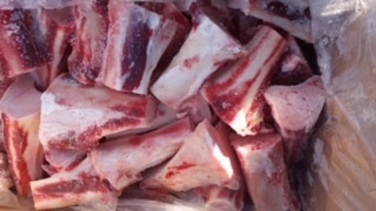 Center Cut Beef Marrow Bones - 50 Lbs