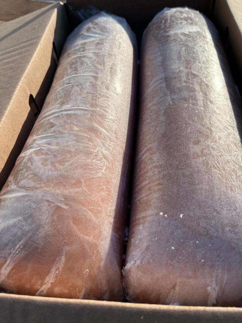 Turkey White meat 90% lean case of two 10 Lb. Tube Frozen Available after June 25th