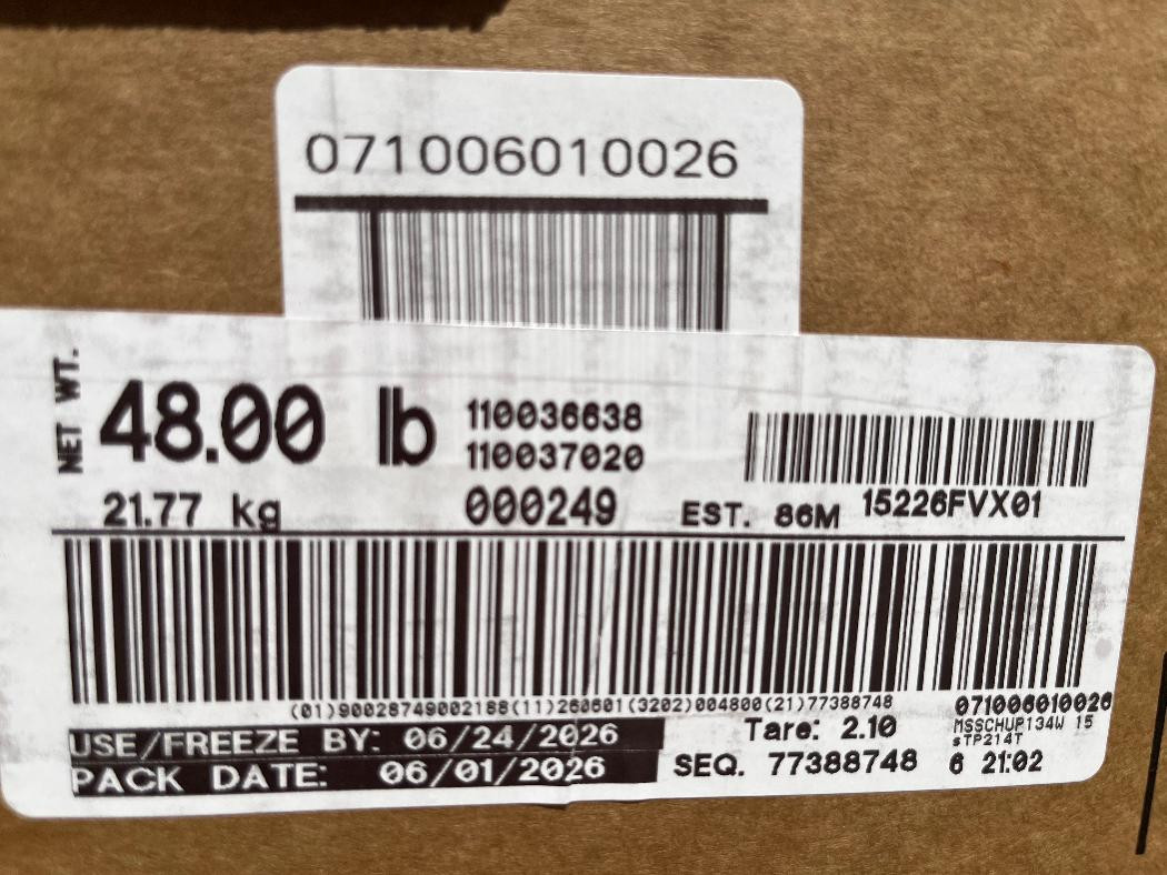 BEEF 80/20 Food Grade 2 pound tubes 48 pound case 24 tubes special
