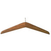 Camden-Boone Wood Anti-Theft Ball-Top Modern Coat Hanger in Medium Oak - 114-001