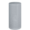 Peter Pepper 224 Umbrella Stand with Square Perforations, Finished in Aluminum Metallic