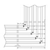 Camden-Boone Corner Connection Diagram for Wall Mounted Coat Racks