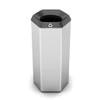 Peter Pepper HexBin Steel Trash Can 1001-T