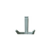 Camden-Boone Gray Double-Prong Coat Hook for Wall Coat Racks - Lexan Polycarbonate