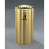 Glaro RecyclePro 1 Waste Bin - 15 x 31 - 16 Gallon - W1532BE - finished in Satin Brass, Waste Label