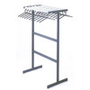 Magnuson Tertio Coat Rack T-DV/K-100 - 40" - Free Standing - Double Sided - 20 Hangers Included - Aluminum Shelf