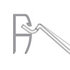 Magnuson Dacapo Literature Holders Rail - Side View Diagram