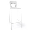 Magnuson Rivista White Stacking Bar Stool - Outdoor - Level