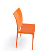 Magnuson Lucido SO Orange Stacking Chair - Side View