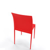 Magnuson Lucido SO Red Stacking Chair - Back