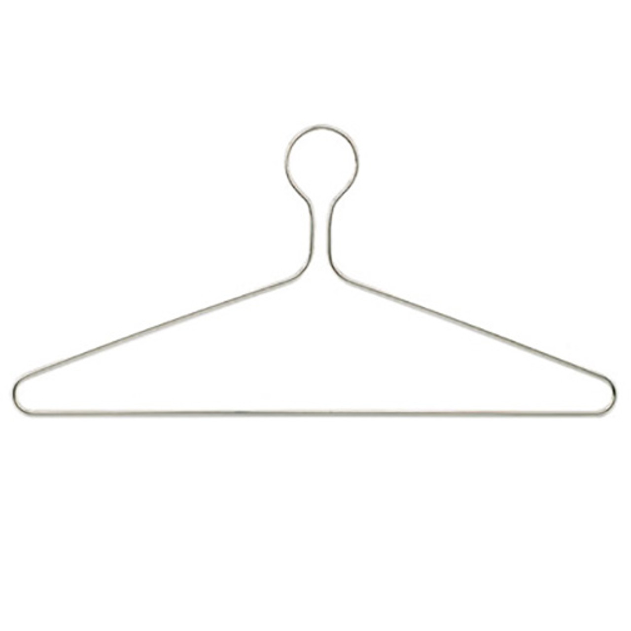 Magnuson Group Charcoal Plastic Slotted Coat Hanger- 6 Pack - MG-17PM-6, Coat Racks