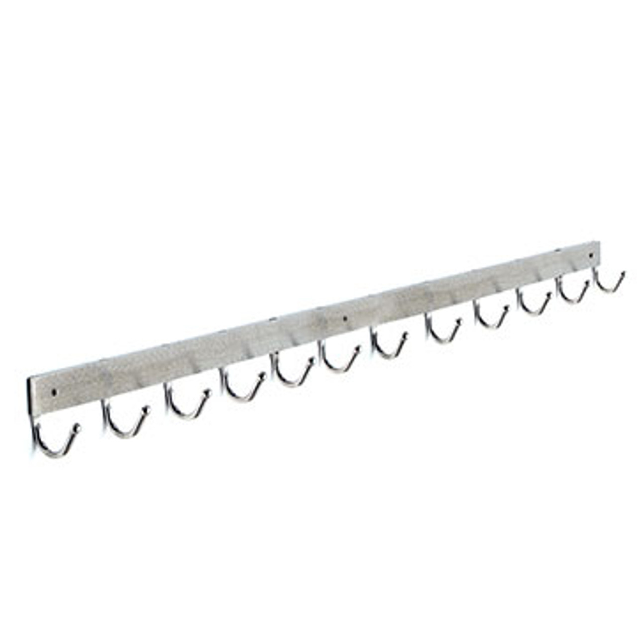 Over the Door Hook Rail - Polished Chrome - 6 Hooks