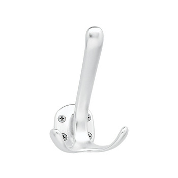 Peter Pepper 2081-AL Coat Hook - Aluminum - Triple Prong