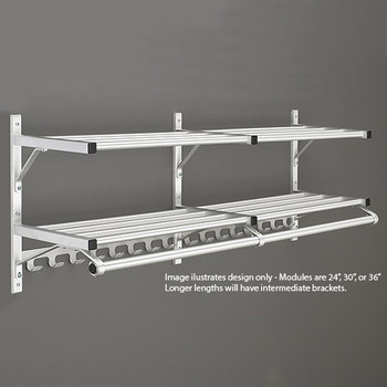 Glaro Wall Mounted Coat Rack 8000BSA