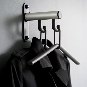 Magnuson Tertio Coat Peg with 2 Hangers TH16K