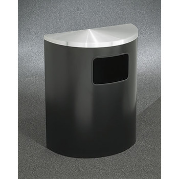 Glaro, Inc. Steel Open Trash Can