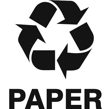 Paper Recycling Logo Option