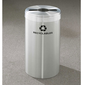 Glaro RecyclePro Value Single Stream Recycling Bin - 15 x 30 - 23 Gallon - M1542SA