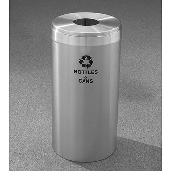 Glaro RecyclePro Value Bottle Recycling Bin - 12 x 30 - 15 Gallon - B1242SA