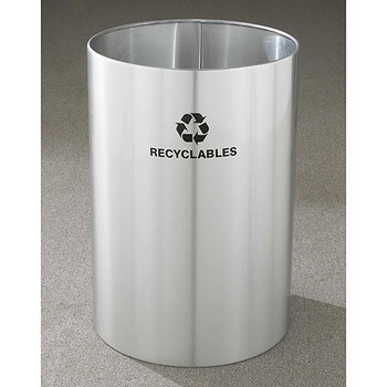 Glaro RecyclePro Open Top Recycling Bin - 20 x 29 - 39 Gallon - RO2029SA