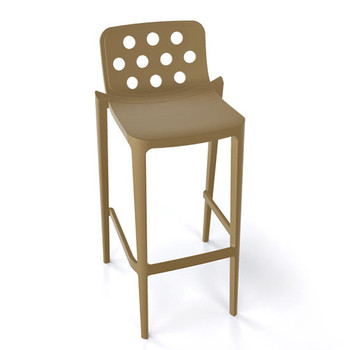 Magnuson Isidoro SO Turtledove Bar Stool - Outdoors