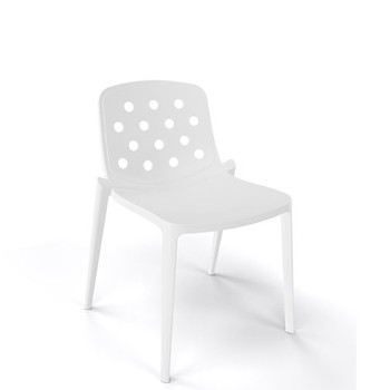 Magnuson Isidora White Stacking Chair