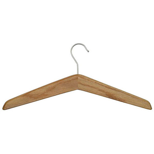 Camden-Boone Modern Wood Open Hook Coat Hanger in Medium Oak - 114-002