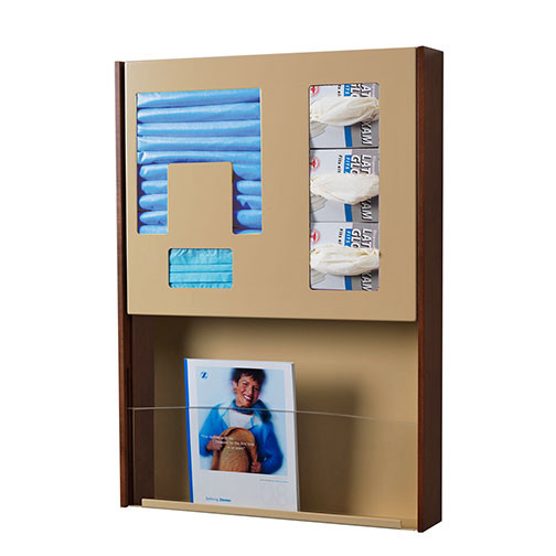 Peter Pepper HealthFIRST Infection Control - Hygiene Station ICX-1M - Wall Mounted - Magazine Rack