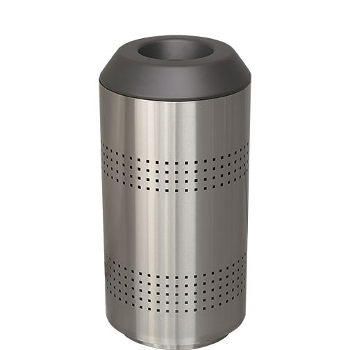 Peter Pepper TIMO Round Trash Can - Stainless Steel - With Optional Perforations