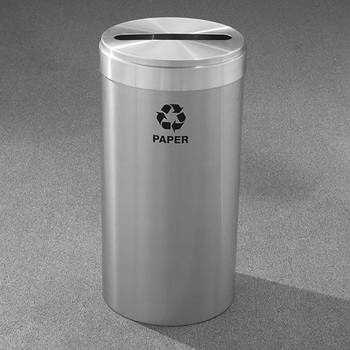 Glaro RecyclePro Value Paper Recycling Bin - 15 x 30 - 23 Gallon - P1542SA