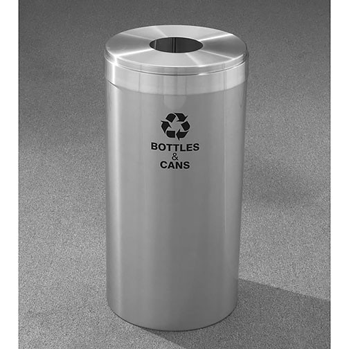 Glaro RecyclePro Value Bottle Recycling Bin - 12 x 30 - 15 Gallon - B1242SA