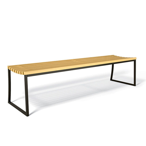 Peter Pepper Cardiff Bench RM1 - 72 Inches Wide - Angled