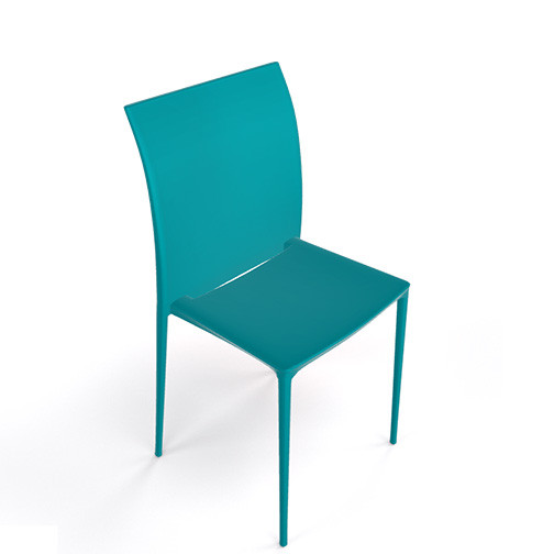 Magnuson Lucido Teal Stacking Chair