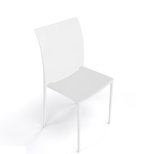 Magnuson Lucido White Stacking Chair