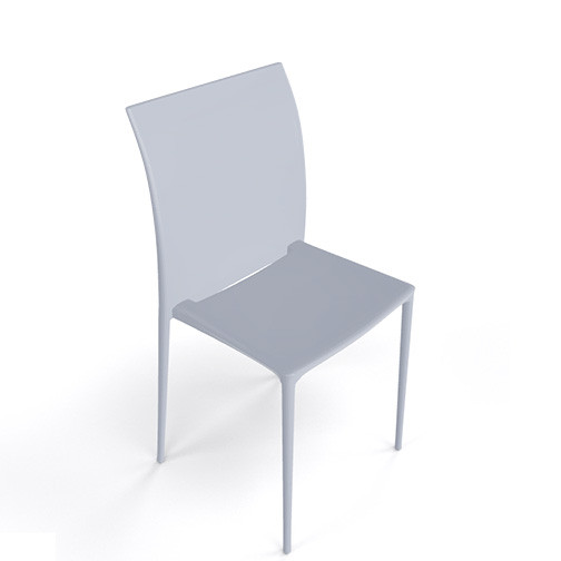 Magnuson Lucido SO Pearl Grey Stacking Chair