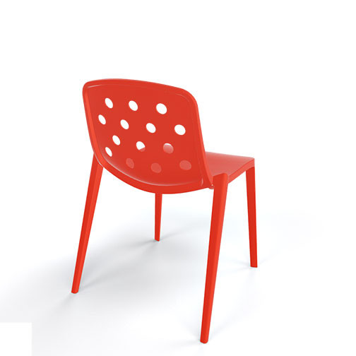 Magnuson Isidora Lobster Stacking Chair - Back