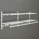 Glaro Wall Coat Racks - 8000BSA Group