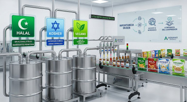 Aromas Halal, Kosher y Vegan para la industria alimentaria