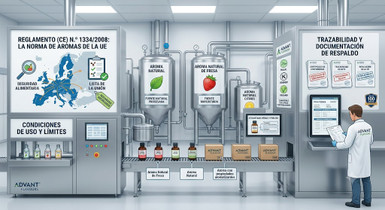 Reglamento (CE) 1334/2008: qué exige a los aromas alimentarios