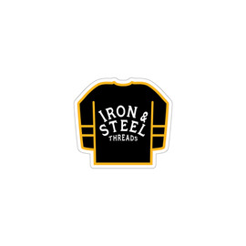 Iron & Steel Jersey Hockey Sticker
