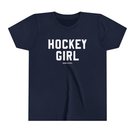 Hockey Girl USA Made Kids Tee