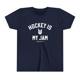 Hockey Is My Jam Kids Tee