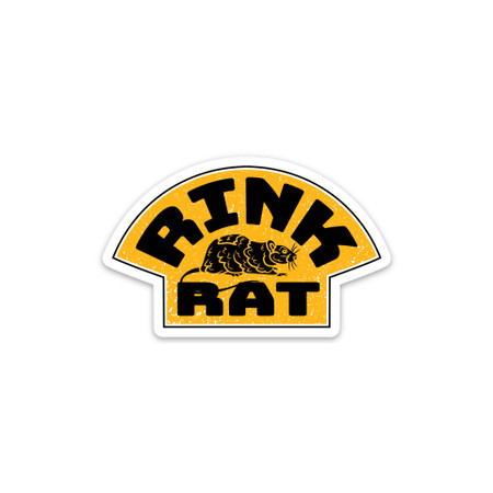 Rink Rat Hockey Sticker