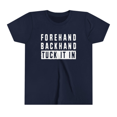 Forehand Backhand Tuck It In Kids Hockey T-Shirt